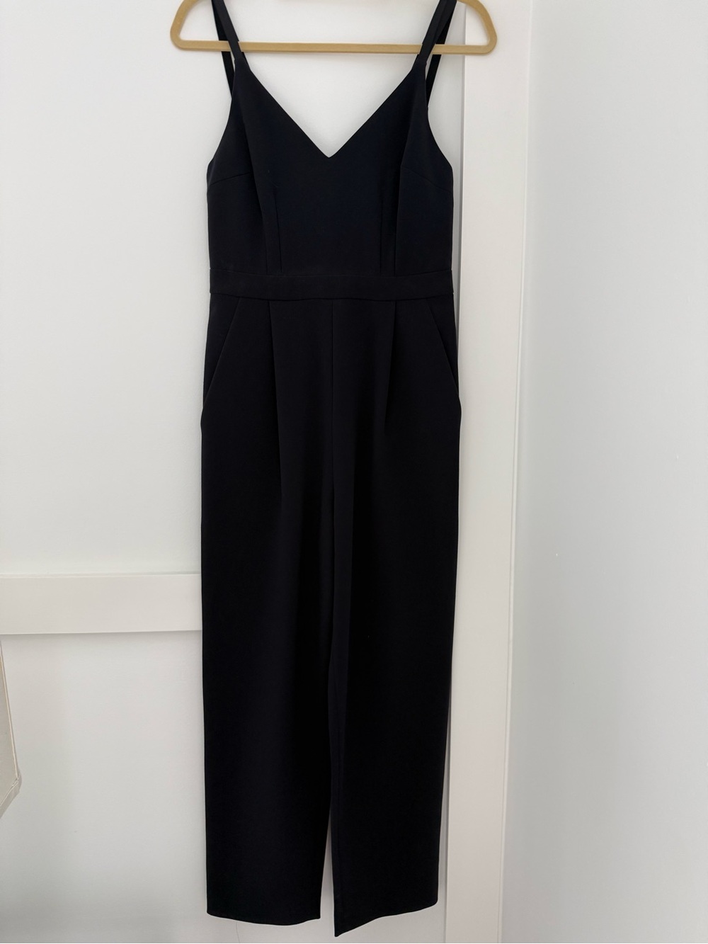 French Connection Navy V-Neck Women's Jumpsuit